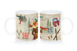 Cadeau mug ski Alpes