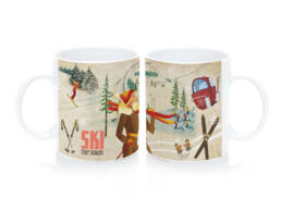 Cadeau mug ski Alpes
