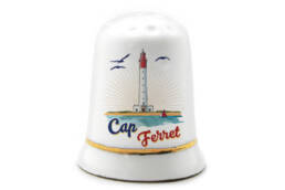 Dé à coudre céramique souvenir Cap Ferret