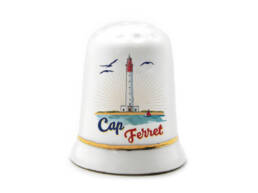 Dé à coudre céramique souvenir Cap Ferret