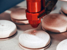 Gravure sur bois objets publicitaires