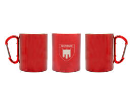 Cadeau souvenir mug Auvergne en métal