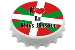 Magnet décapsuleur cadeau Pays basque