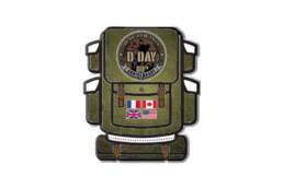 Magnet bois souvenir D Day