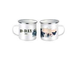 Mug emaile souvenir D Day