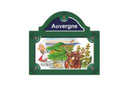 Magnet métal souvenir Auvergne