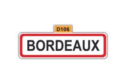 Magnet route souvenir Bordeaux