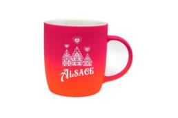 Mug bicolore souvenir Alsace