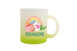 Mug verre souvenir Bourgogne