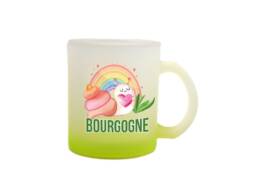 Mug verre souvenir Bourgogne