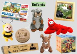 Souvenirs pour enfants personnalisés en France : puzzle, yoyo, peluche, magic cube et jeux d’adresse