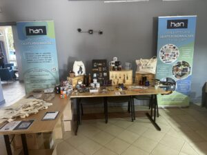 stand d’objets personnalisés lors du congrès FFTS 2023