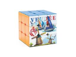 Magic Cube souvenir Vend&eacute;e avec voiliers, moulins et embl&egrave;me vend&eacute;en