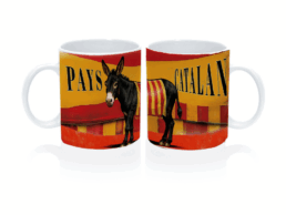 Mug standard souvenir Pays Catalan avec &acirc;ne catalan