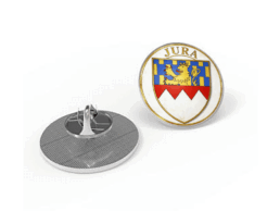 Pin's m&eacute;tal souvenir Jura repr&eacute;sentant le blason officiel