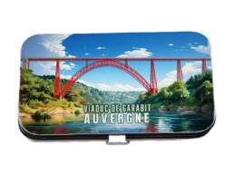 Set couture souvenir Viaduc de Garabit illustr&eacute; du c&eacute;l&egrave;bre pont
