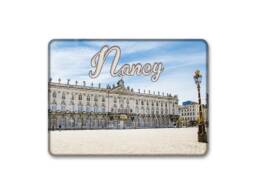 Magnet rectangle souvenir Nancy repr&eacute;sentant la place Stanislas