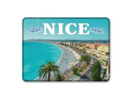 Magnet rectangle souvenir Nice repr&eacute;sentant la Promenade des Anglais