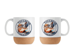 Mug base li&egrave;ge souvenir Toulouse illustr&eacute; sur le th&egrave;me de l'espace