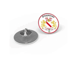 Pin's souvenir Strasbourg repr&eacute;sentant le blason historique de la ville