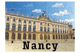 Puzzle 100 pièces souvenir Nancy représentant la place Stanislas